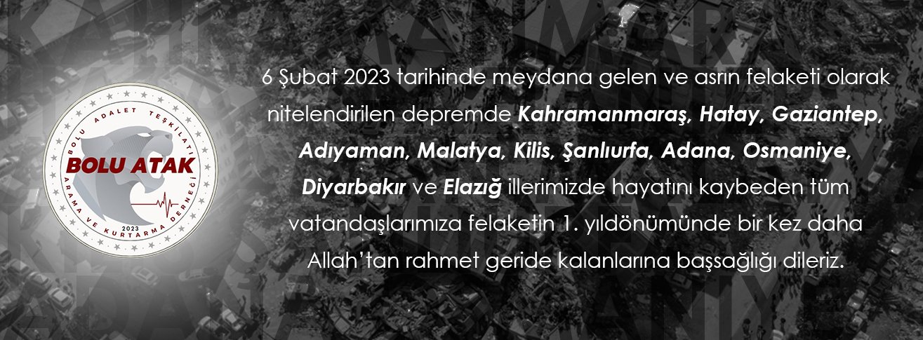 ATAK - Bolu Adalet Teşkilatı Arama ve Kurtarma Derneği